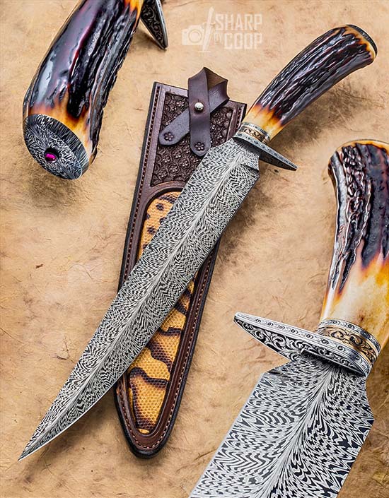 custom knife by Kevin Casey